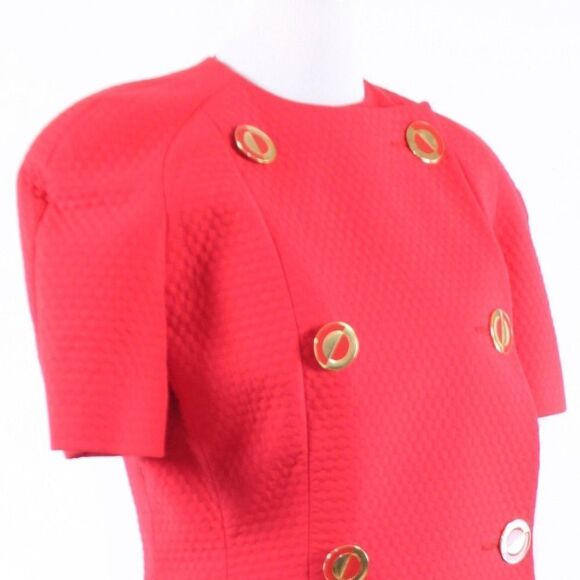 Ilie Wacs light red textured jacket 8 - Picture 4 of 8